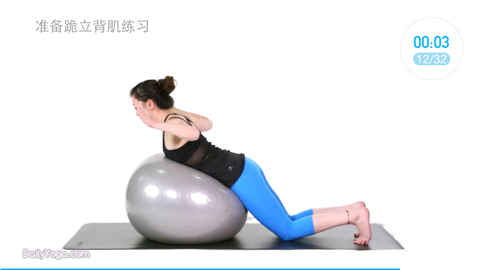 瑜伽球全身锻炼