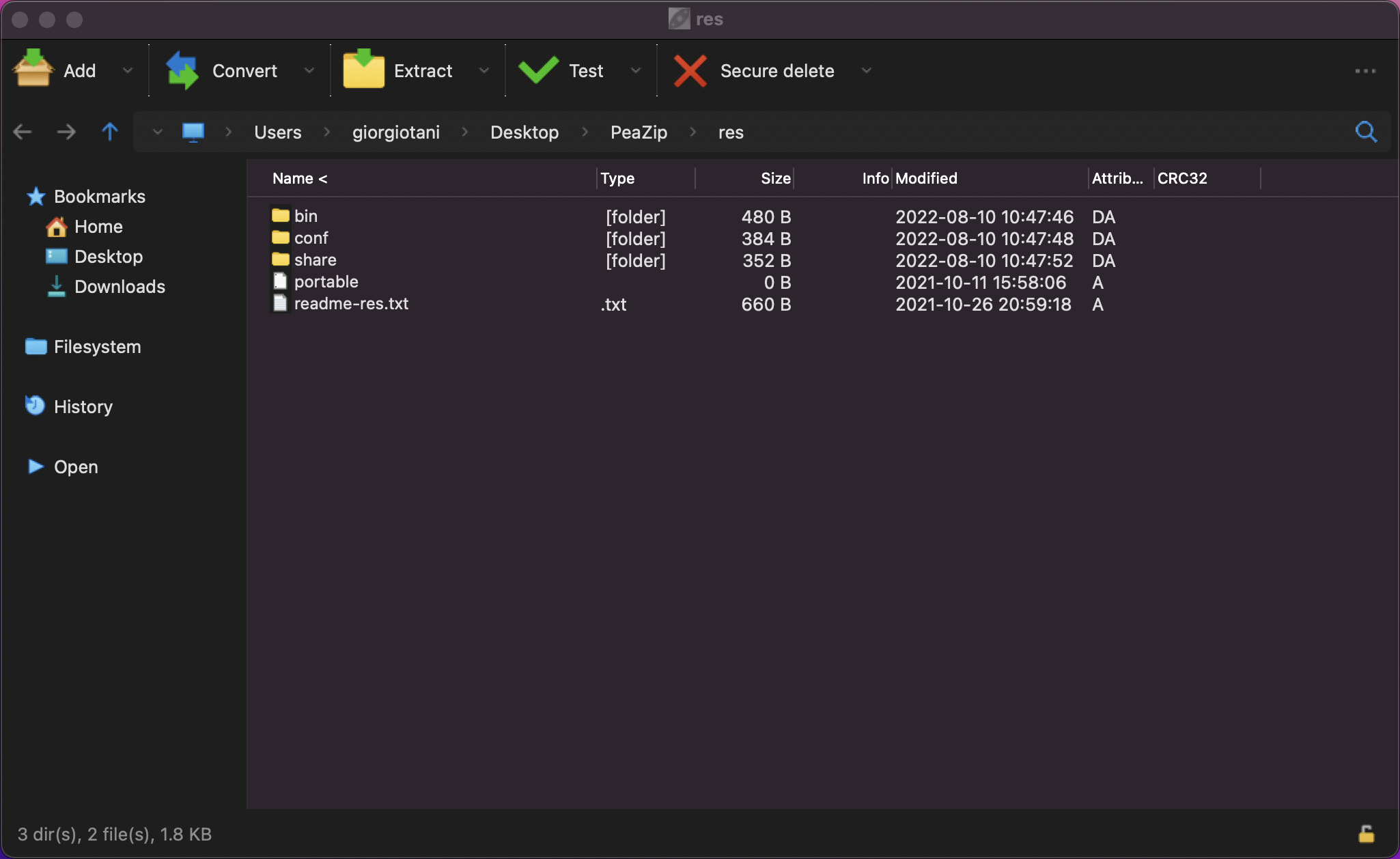 PeaZip 电脑版 9.0.0 官方版