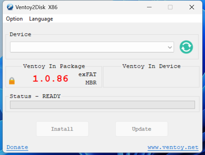 Ventoy 电脑版 1.0.86 官方版