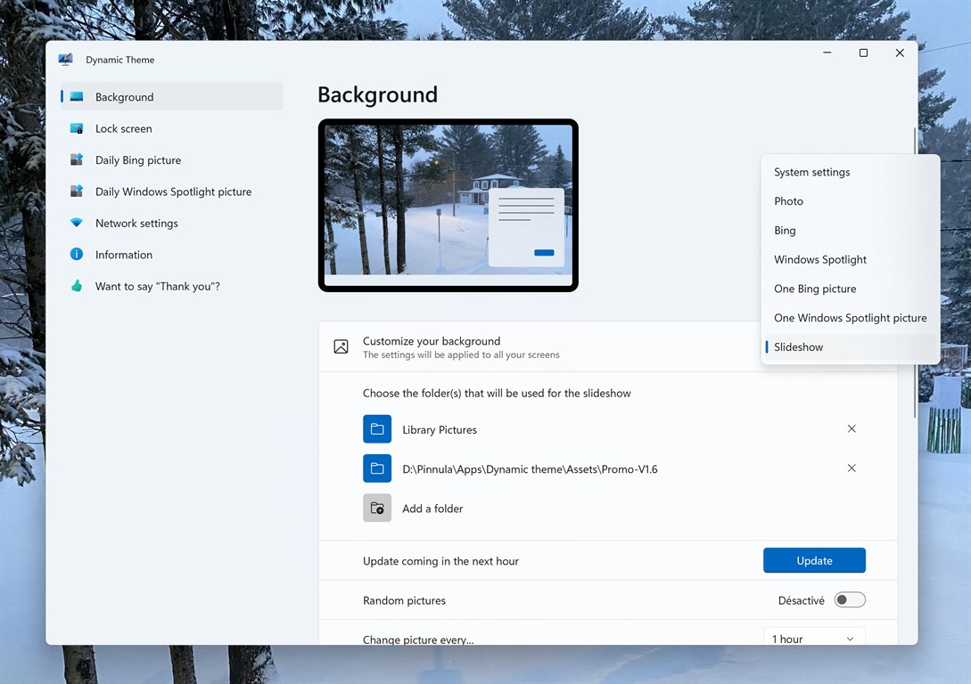 Dynamic Theme(自动更换壁纸) v1.6.80.0 官方中文版