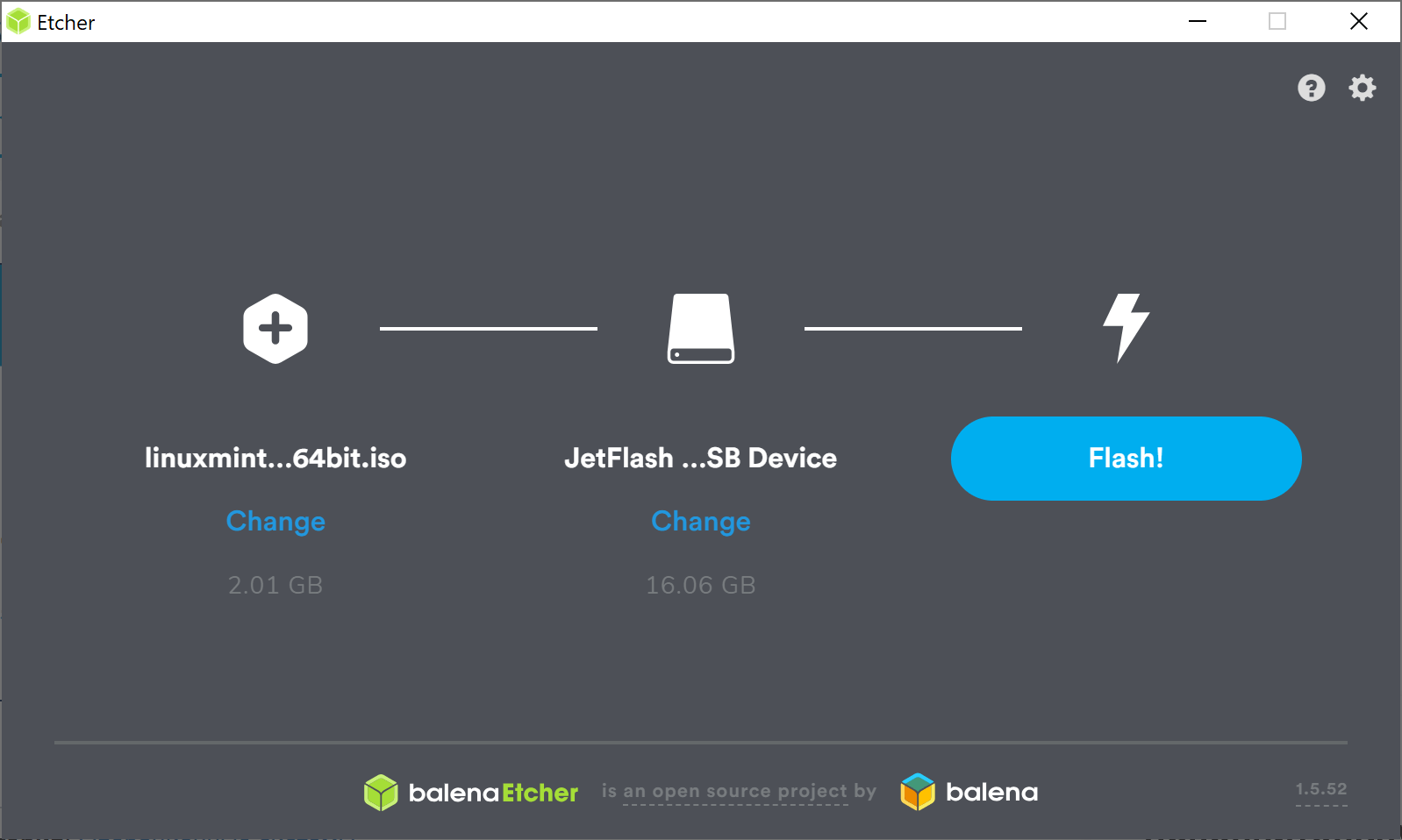 balenaEtcher v1.7.2官方版