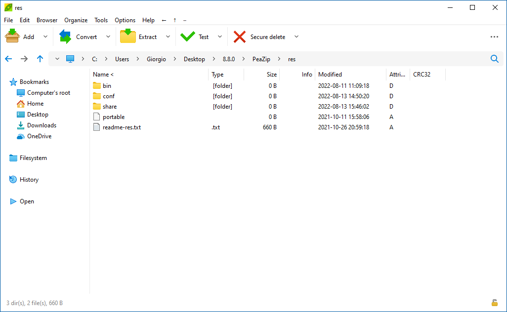 PeaZip 电脑版 9.0.0 官方版