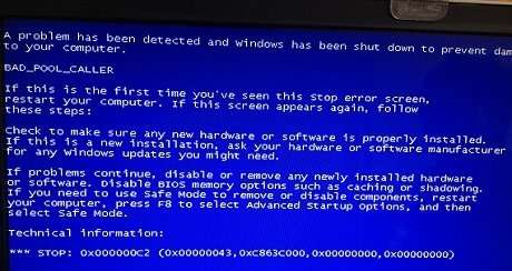0x000000c2蓝屏代码是什么意思