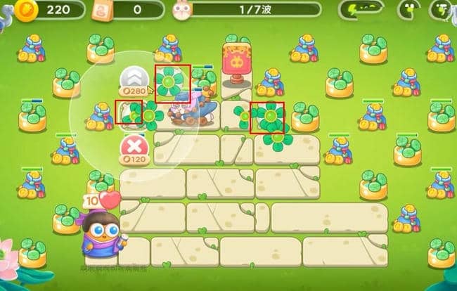 保卫萝卜4夏日垂钓第4关怎么过