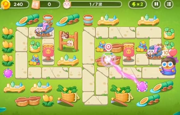 保卫萝卜4夏日垂钓第2关怎么过