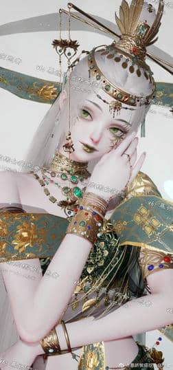 以闪亮之名清风竹影II官方捏脸数据id分享