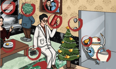 《汉字找茬王》豪横一家人3通关攻略