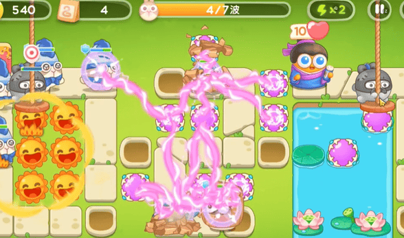 《保卫萝卜4》夏日垂钓第12关怎么过