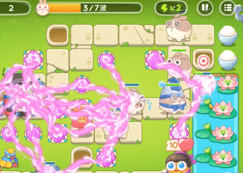 《保卫萝卜4》夏日垂钓第14关怎么过