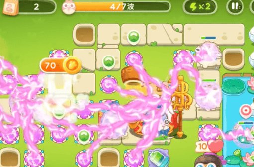 《保卫萝卜4》夏日垂钓第14关怎么过