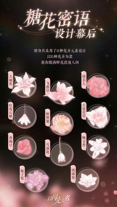 《以闪亮之名》糖花密语套装详细介绍